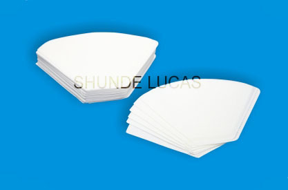 Conical coffee filter paper
